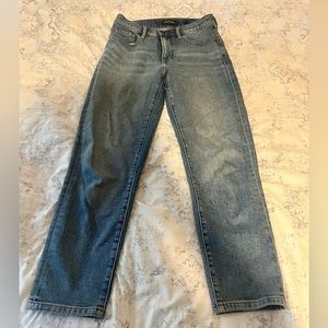 Banana Republic High Rise Straight Jeans, size 27.